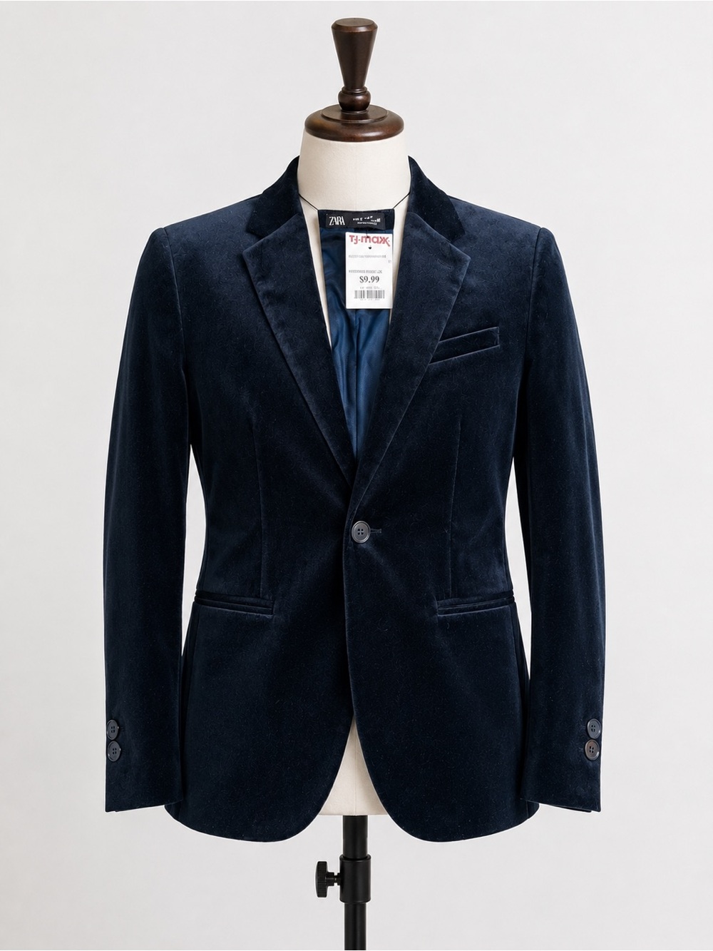Zara velvet Green Boys Blazer 6T